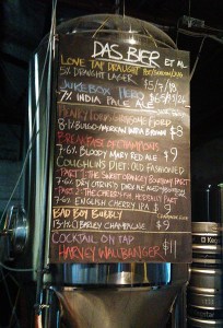 Moon Dog beer list