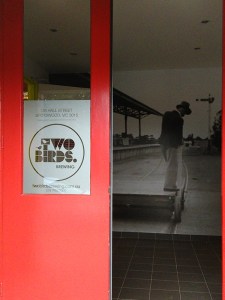Two Birds front doors